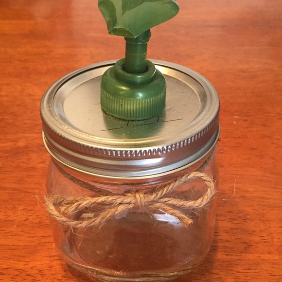 Handmade-Square Ball jar soap pump - Picture 4 of 4